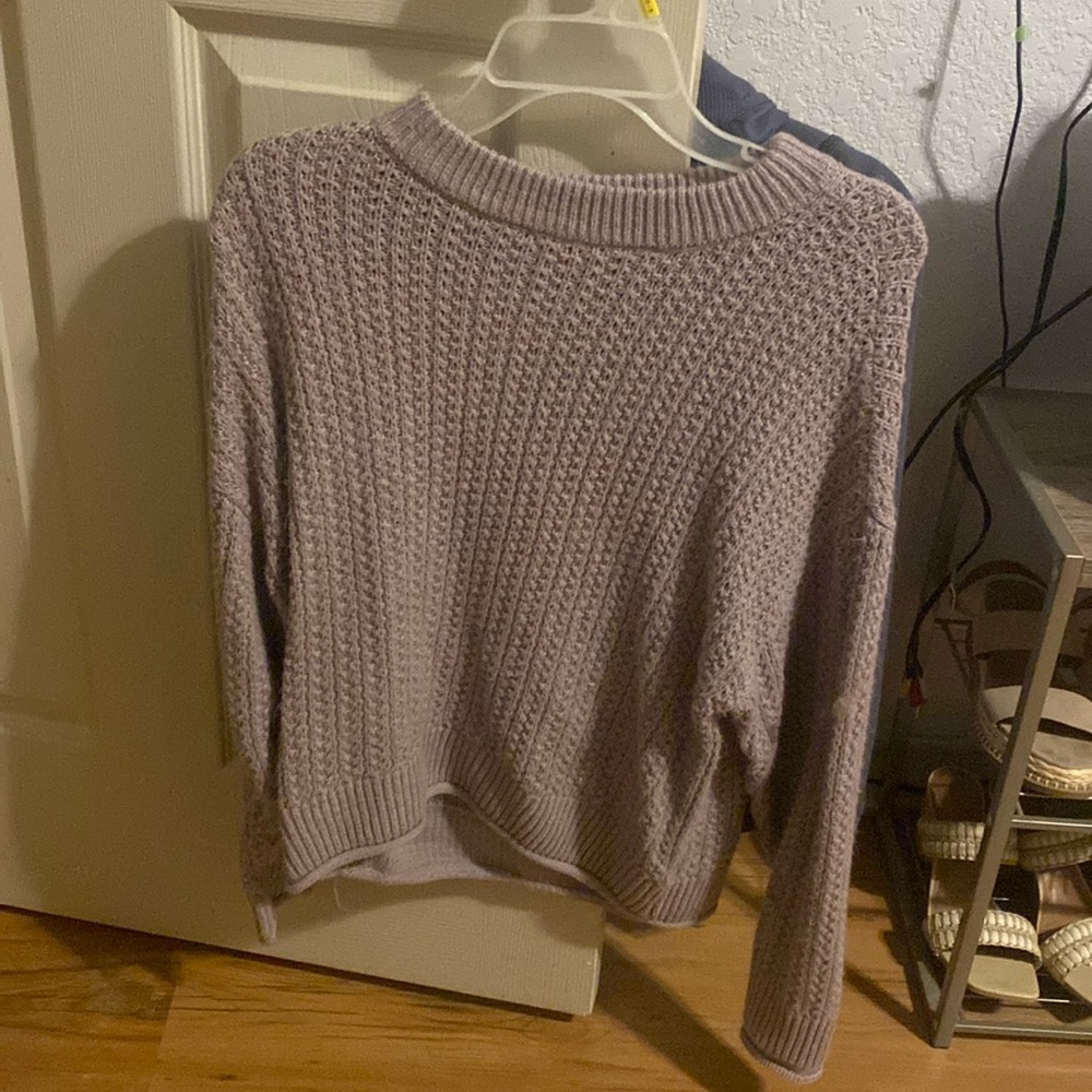 Purple sweater
